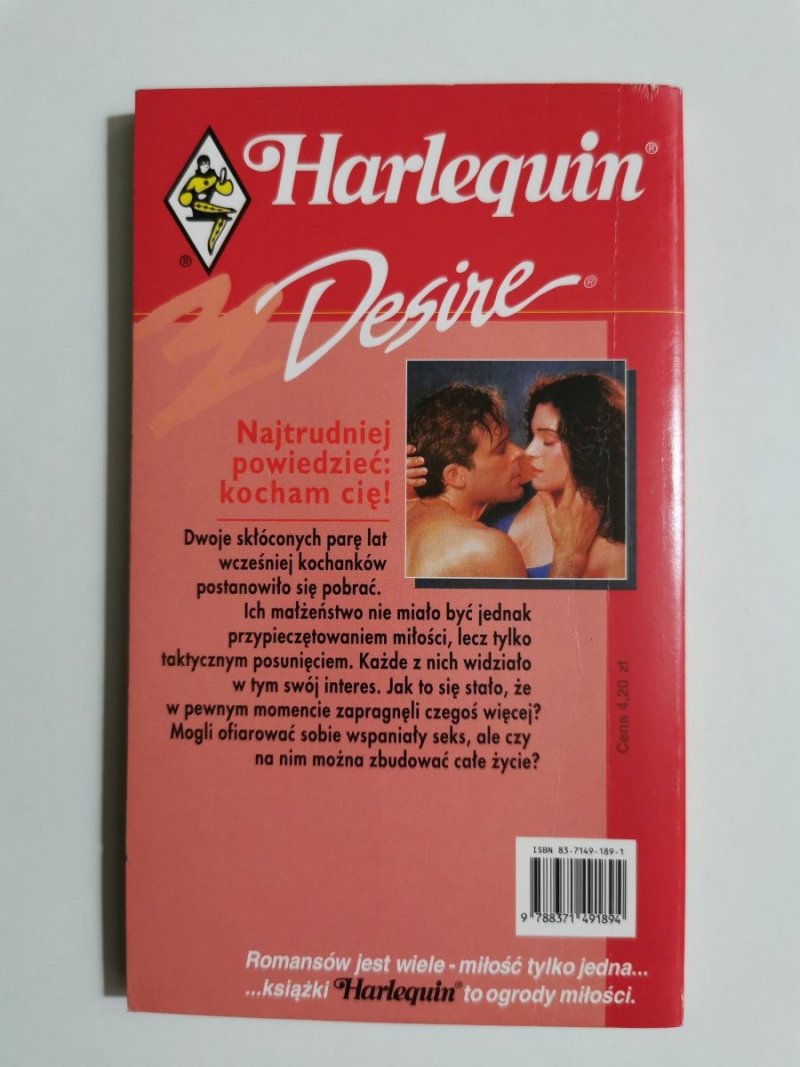 MAŁŻEŃSTWO Z ROZSĄDKU - Cathie Linz 1998