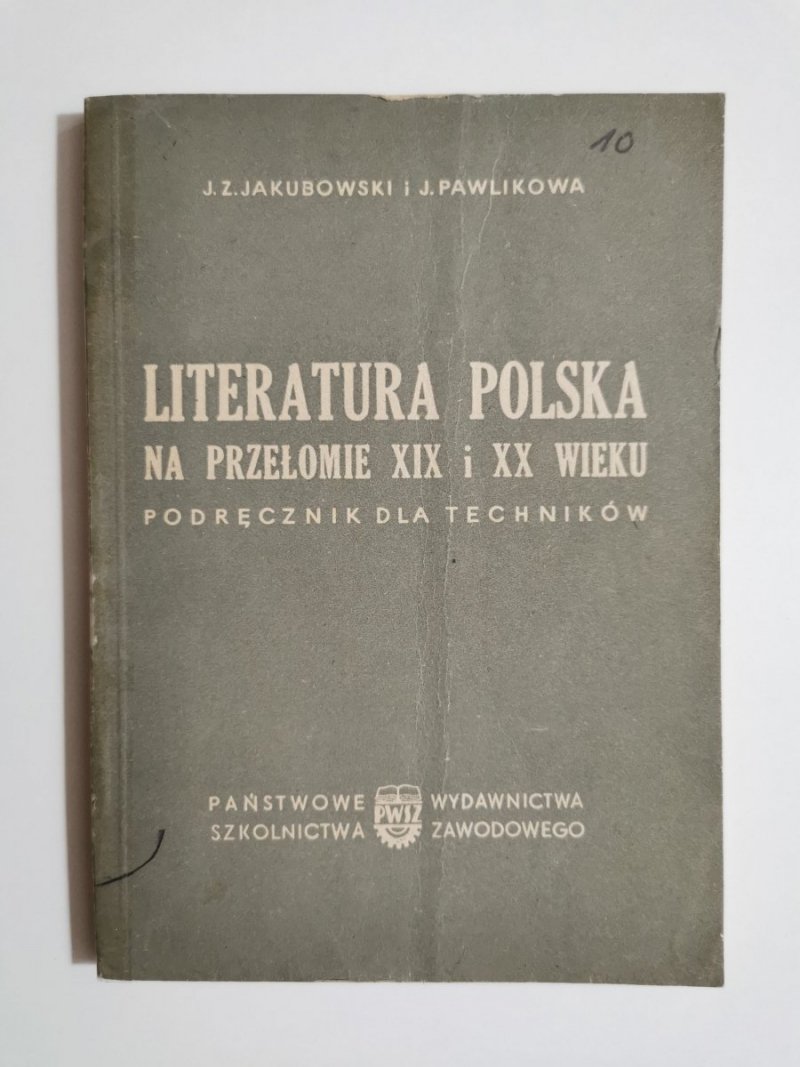 LITERATURA POLSKA NA PRZEŁOMIE XIX i XX WIEKU 1958