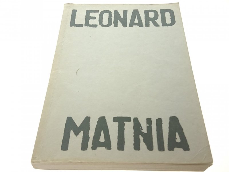 MATNIA - LEONARD Wydanie II 1988 r.
