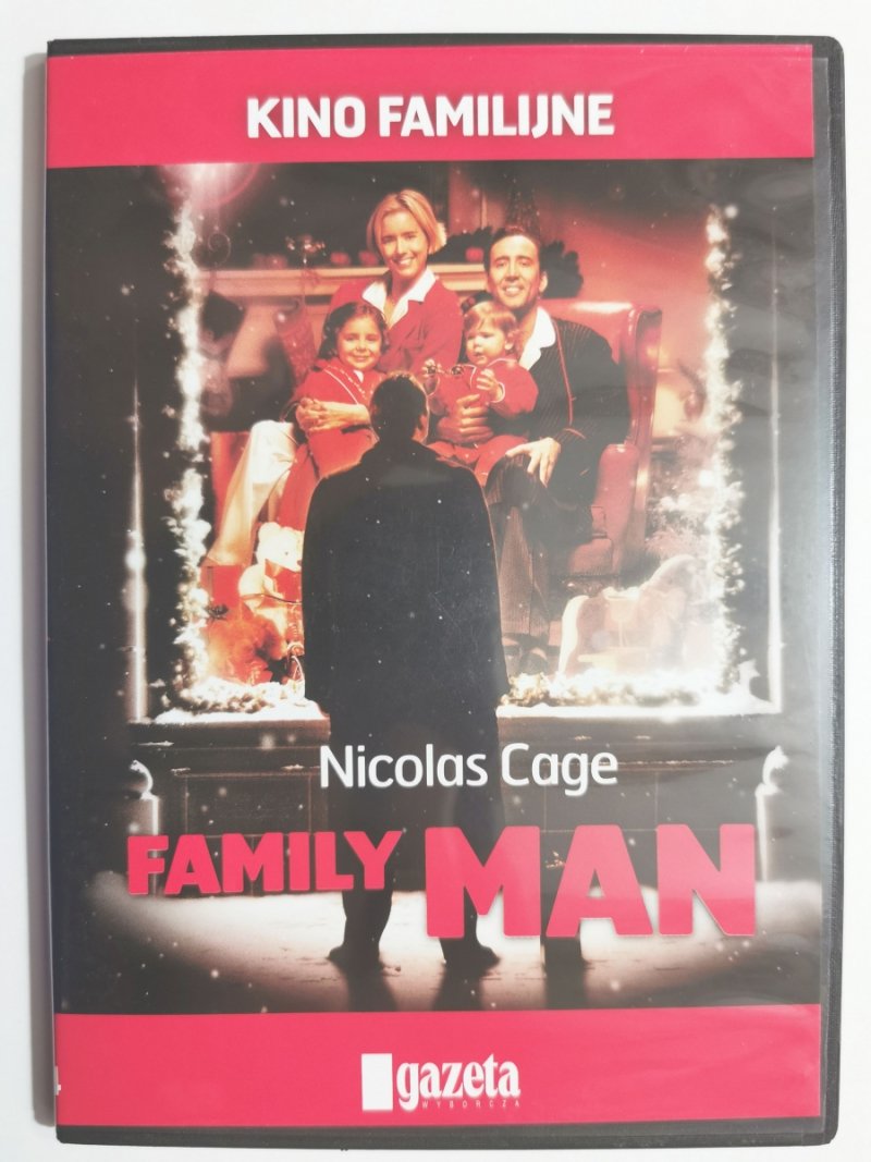 DVD. FAMILY MAN. NICOLAS CAGE. KINO FAMILIJNE