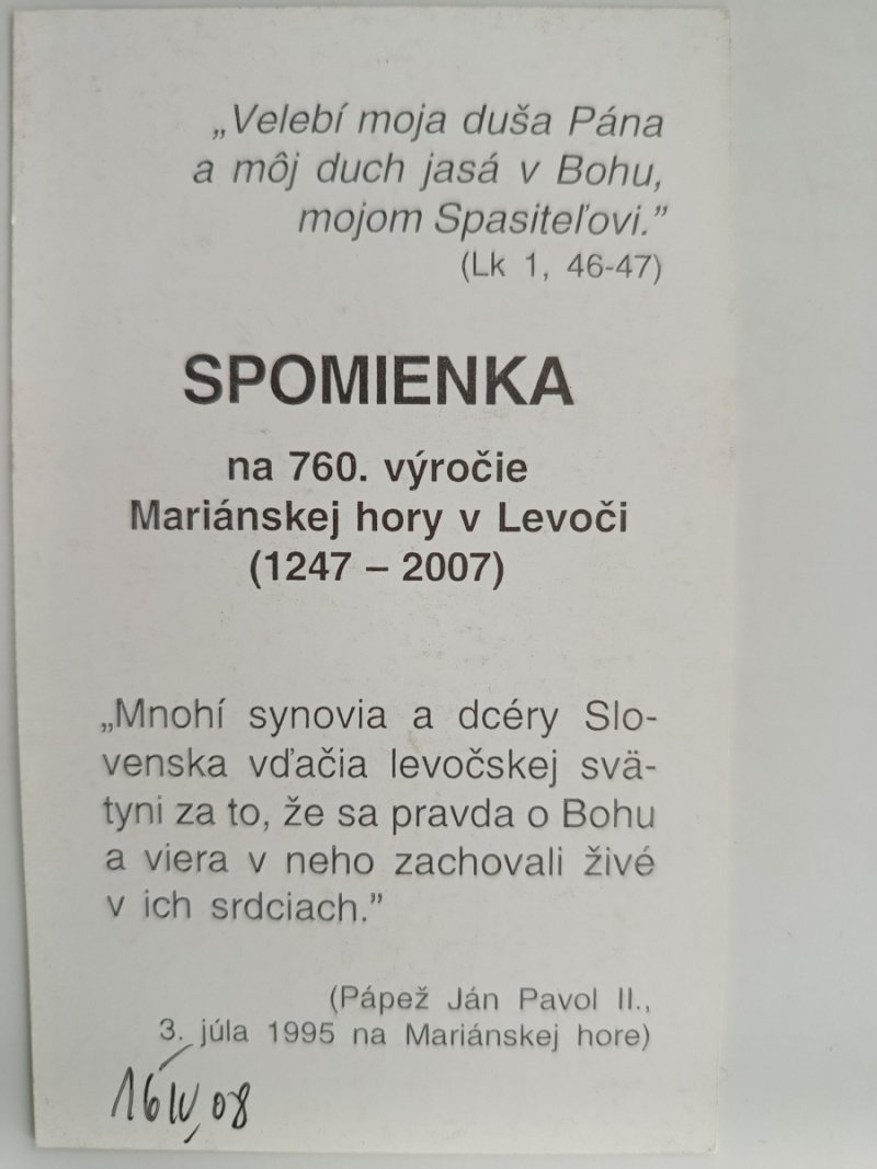 SPOMIENKA NA 760 VYROCIE