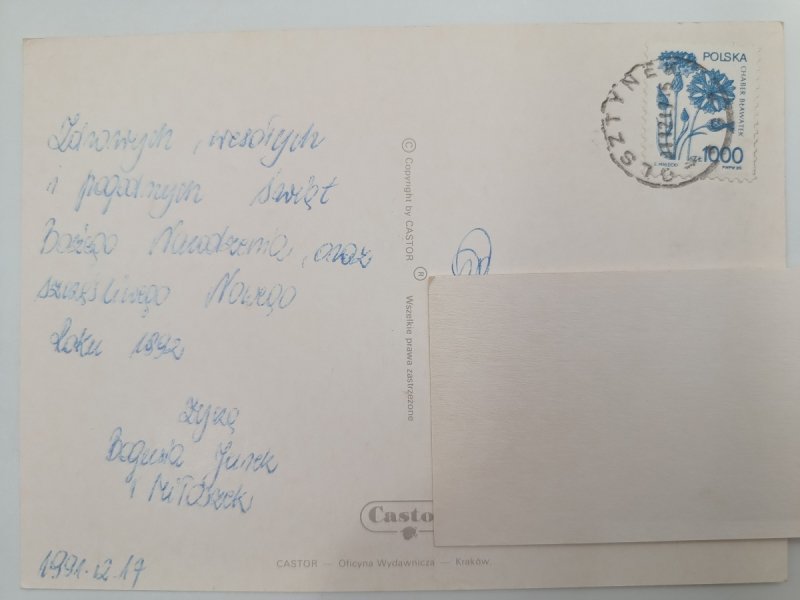 RYSUNEK MIASTO W KULI ŚNIEŻNEJ