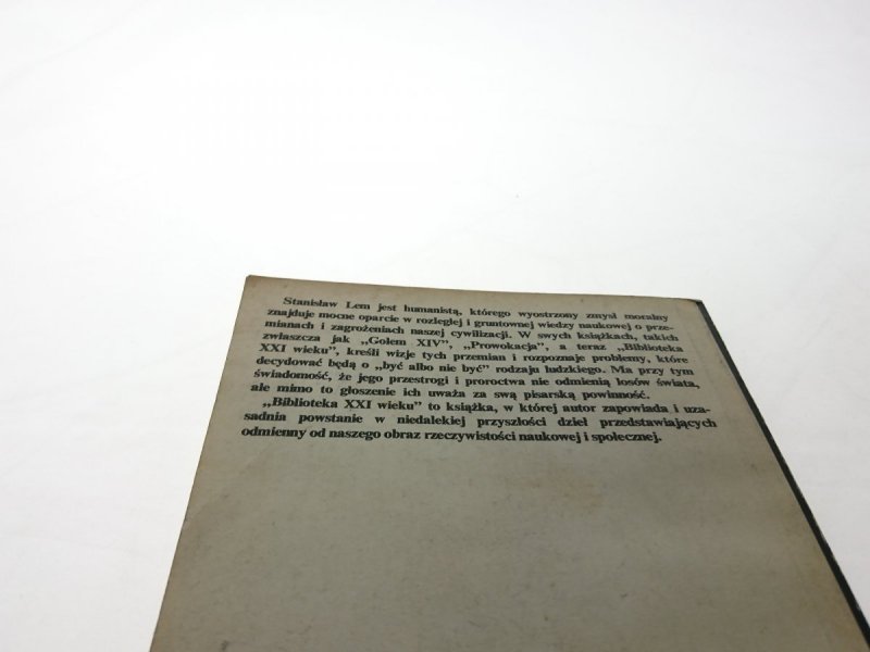 BIBLIOTEKA XXI WIEKU - Stanisław Lem 1986