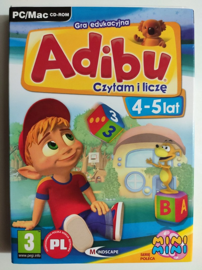 PC/MAC CD-ROM. ADIBU CZYTAM I LICZĘ