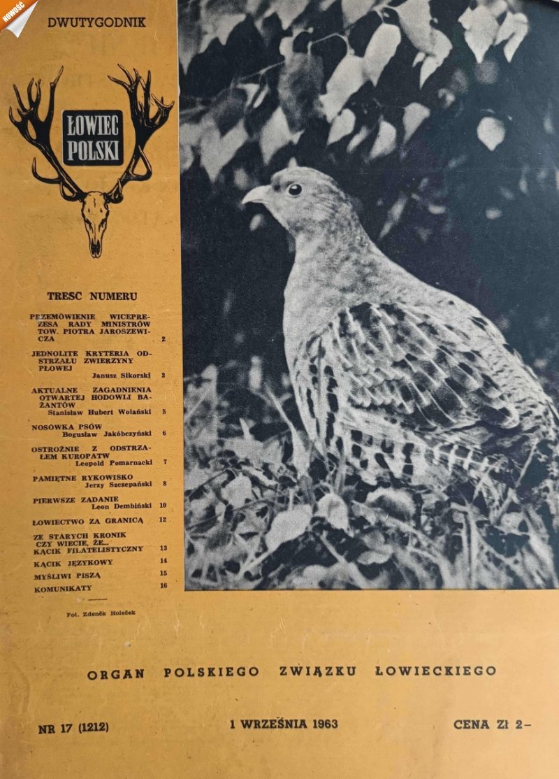 ŁOWIEC POLSKI NR 17/1963