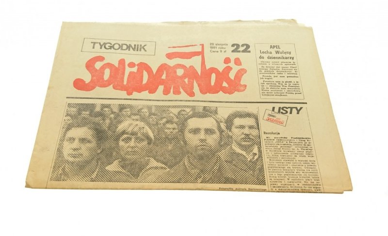 TYGODNIK SOLIDARNOŚĆ 22 28 SIERPNIA 1981 ROKU