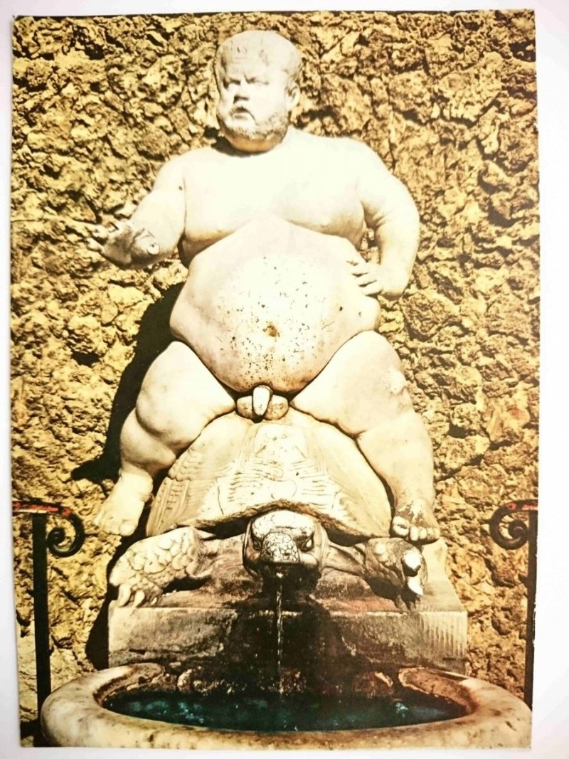 FIRENZE. GIARDINO DI BOBOLI (VALERIO DA SETTIGNANO 1560) FONTANA DEL BACCHINO