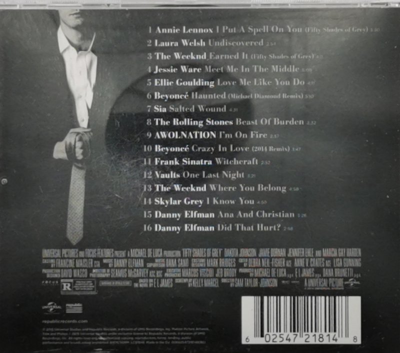 CD. FIFTY SHADES OG GREY SOUNDTRACK