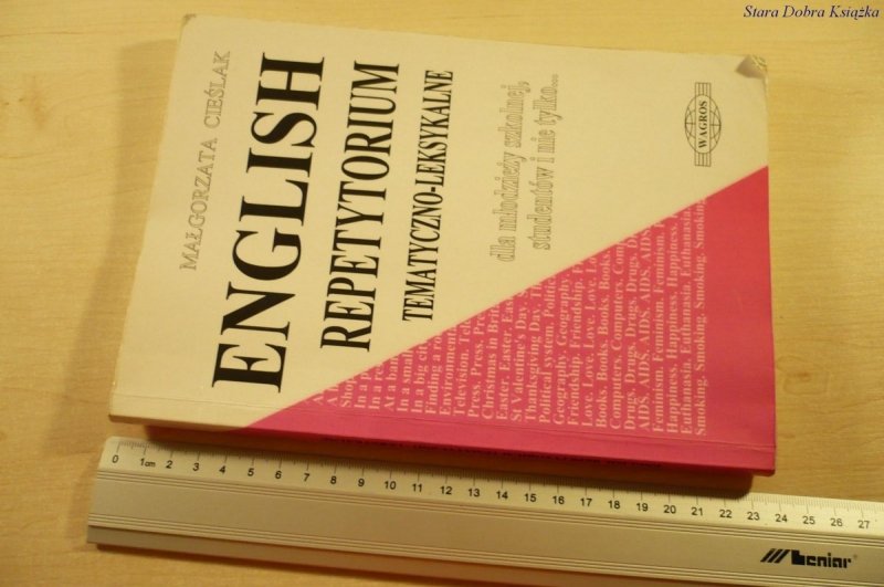 ENGLISH REPETYTORIUM TEMATYCZNO - Cieślak (1996)
