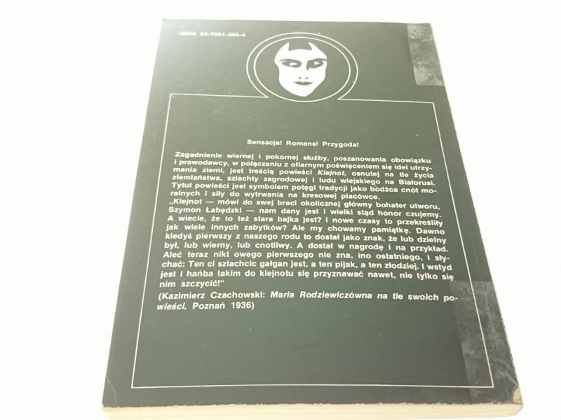 KLEJNOT - Maria Rodziewiczówna 1990