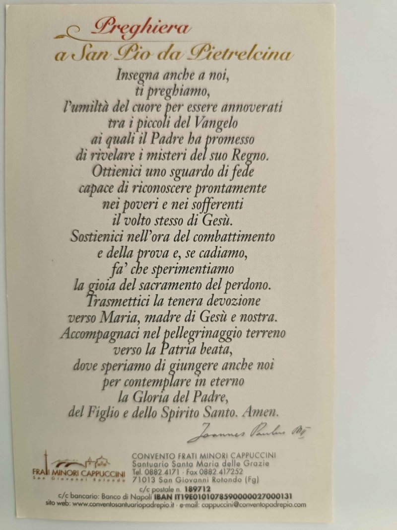 SAN PIO DA PIETRELCINA PION