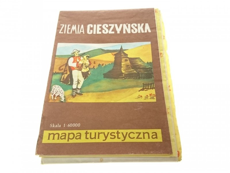 ZIEMIA CIESZYŃSKA. MAPA TURYSTYCZNA 1984