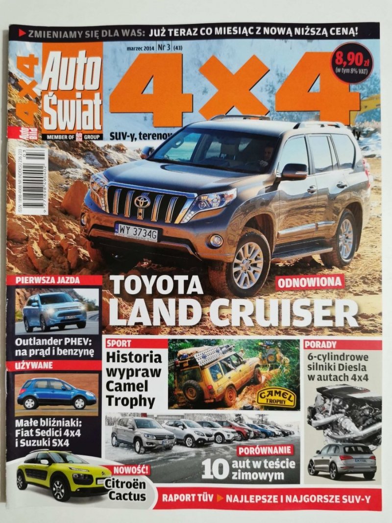 AUTO ŚWIAT 4X4 NR 3 (43) MARZEC 2014
