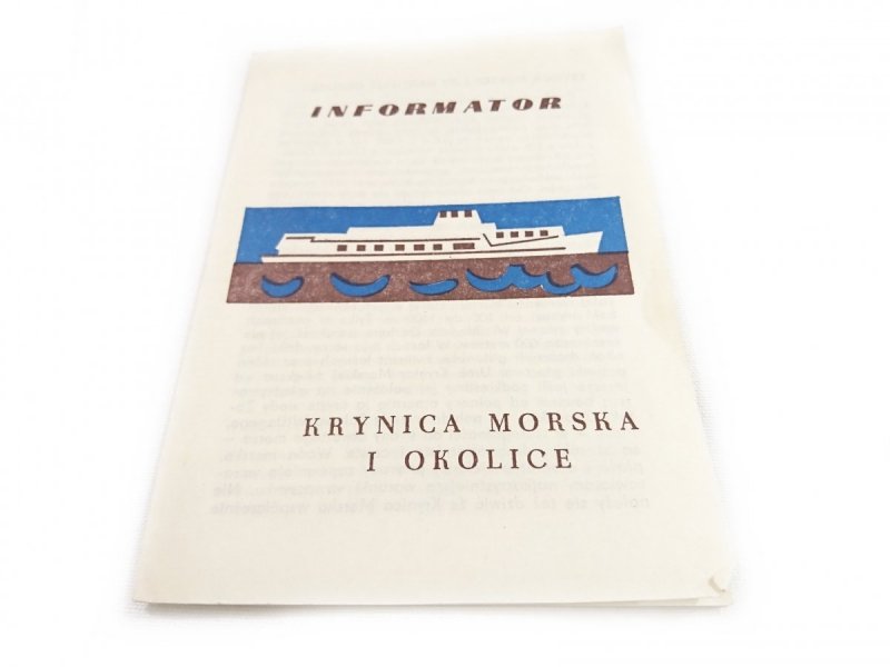 KRYNICA MORSKA I OKOLICE. INFORMATOR 