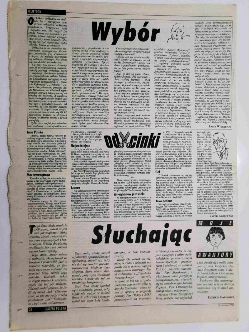 GAZETA POLSKA NR 24 (204) 11 CZERWCA 1997 r.