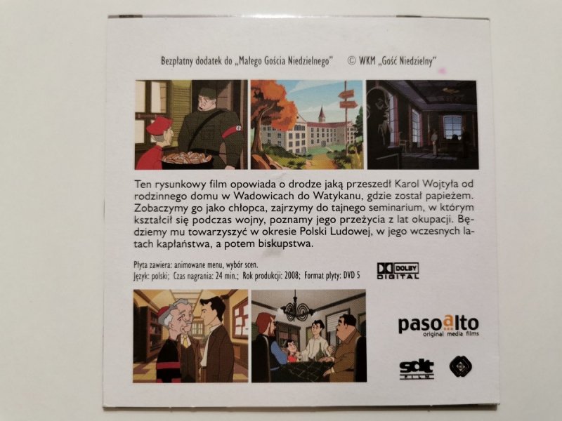 JAN PAWEŁ II HISTORIA PAPIEŻA POLAKA PŁYTA DVD