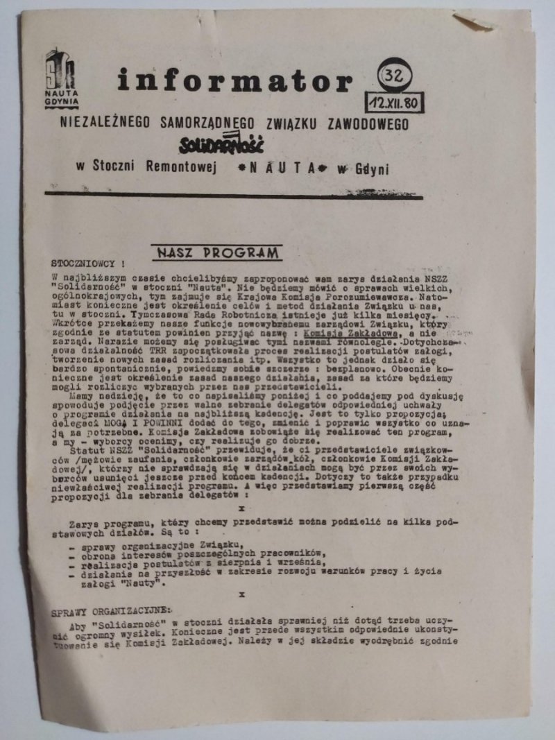 INFORMATOR NR 32 – 12.12.1980