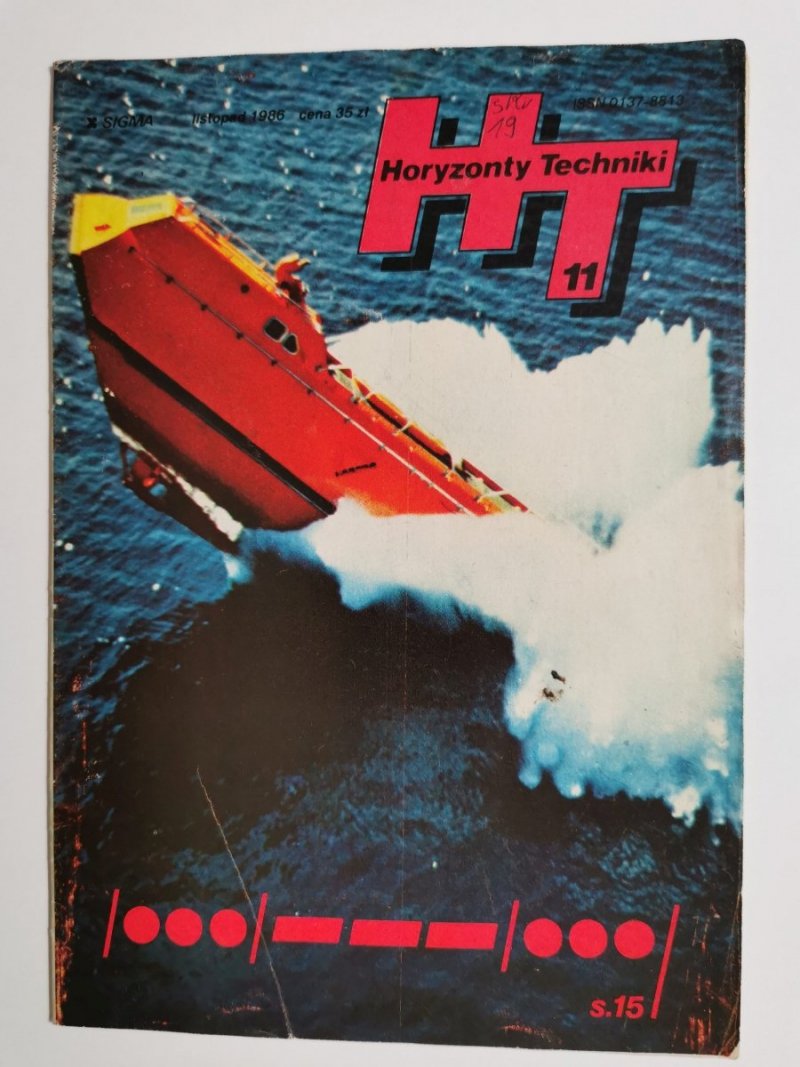 HORYZONTY TECHNIKI NR 11 LISTOPAD 1986