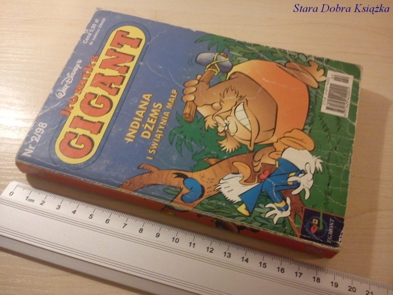 KOMIKS GIGANT NR. 2/98. INDIANA DŻEMS I ŚWIĄTYNIA