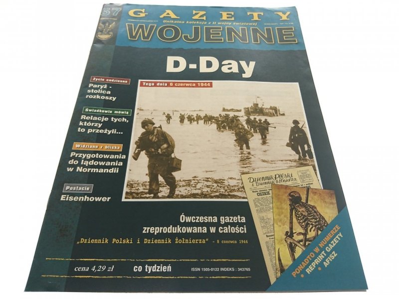 GAZETY WOJENNE NUMER 57 D-DAY 1998