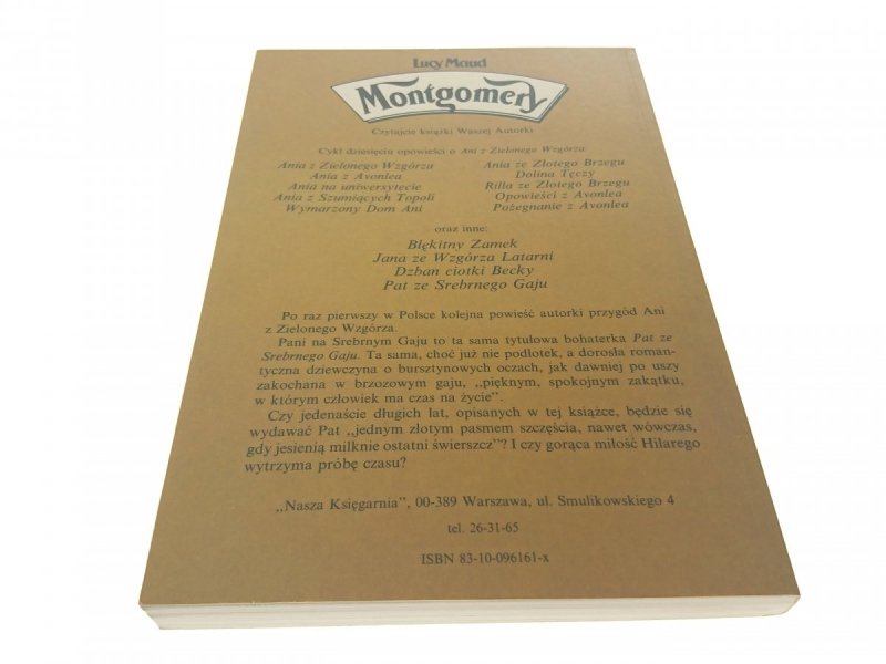 PANI NA SREBRNYM GAJU - Lucy Maud Montgomery 1993