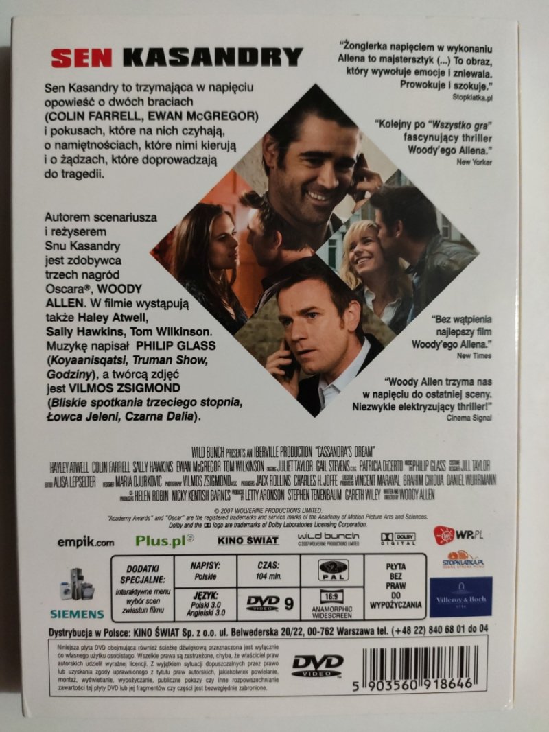 DVD. SEN KASANDRY
