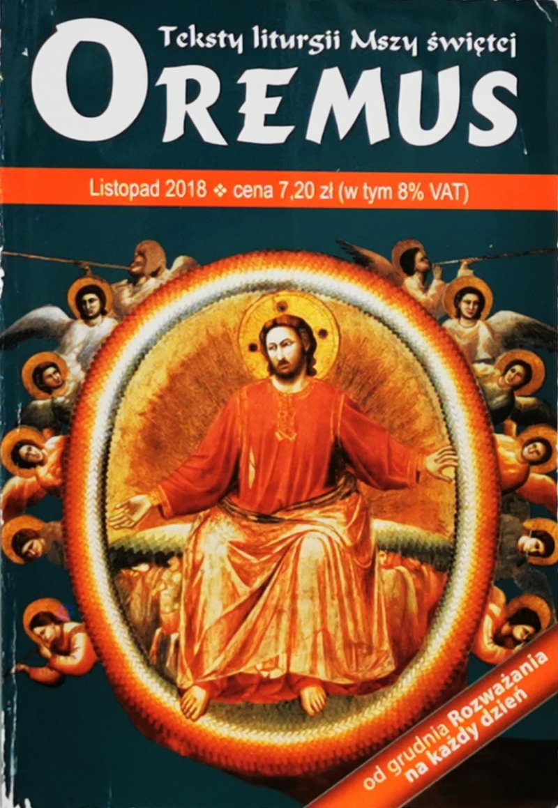 OREMUS. TEKSTY LITURGII MSZY ŚWIĘTEJ LISTOPAD 2018