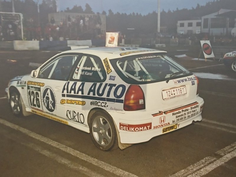 RAJD WRC 2005 ZDJĘCIE NUMER #241 HONDA CIVIC
