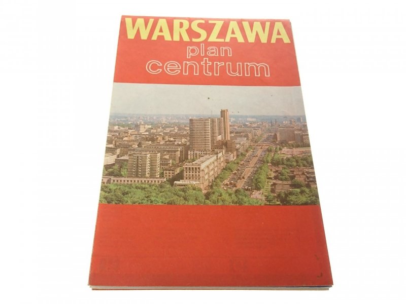 WARSZAWA. PLAN CENTRUM 1981