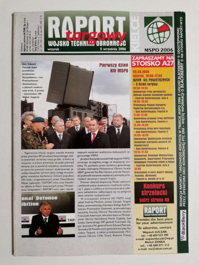 RAPORT TARGOWY 5 WRZEŚNIA 2006