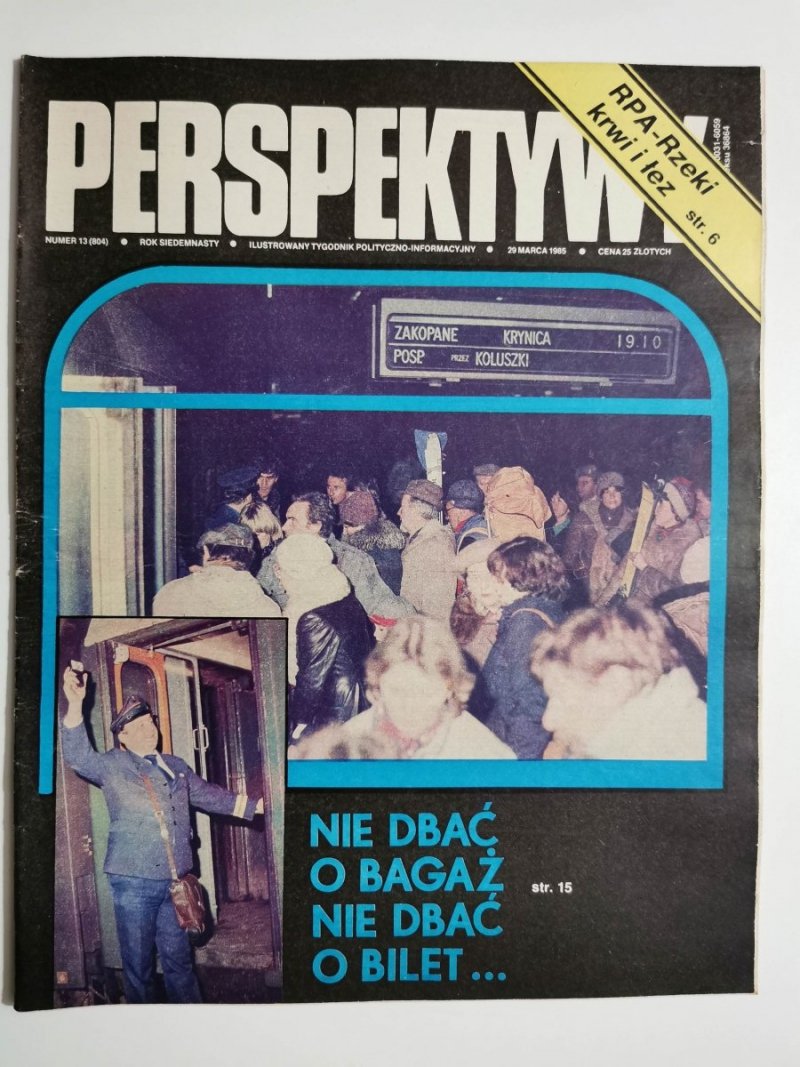 PERSPEKTYWY NUMER 13 (804) 29 MARCA 1985