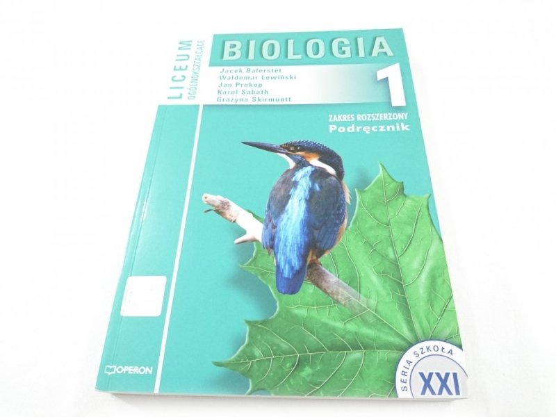 BIOLOGIA 1 ZAKRES ROZSZERZONY. PODRĘCZNIK 2008