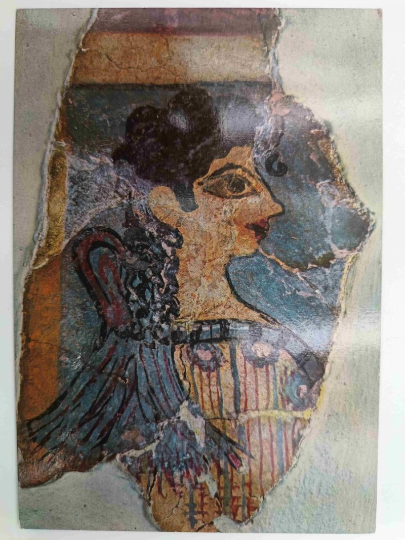 KRETA FRESCO FROM THE PALACE OF KNOSSOS