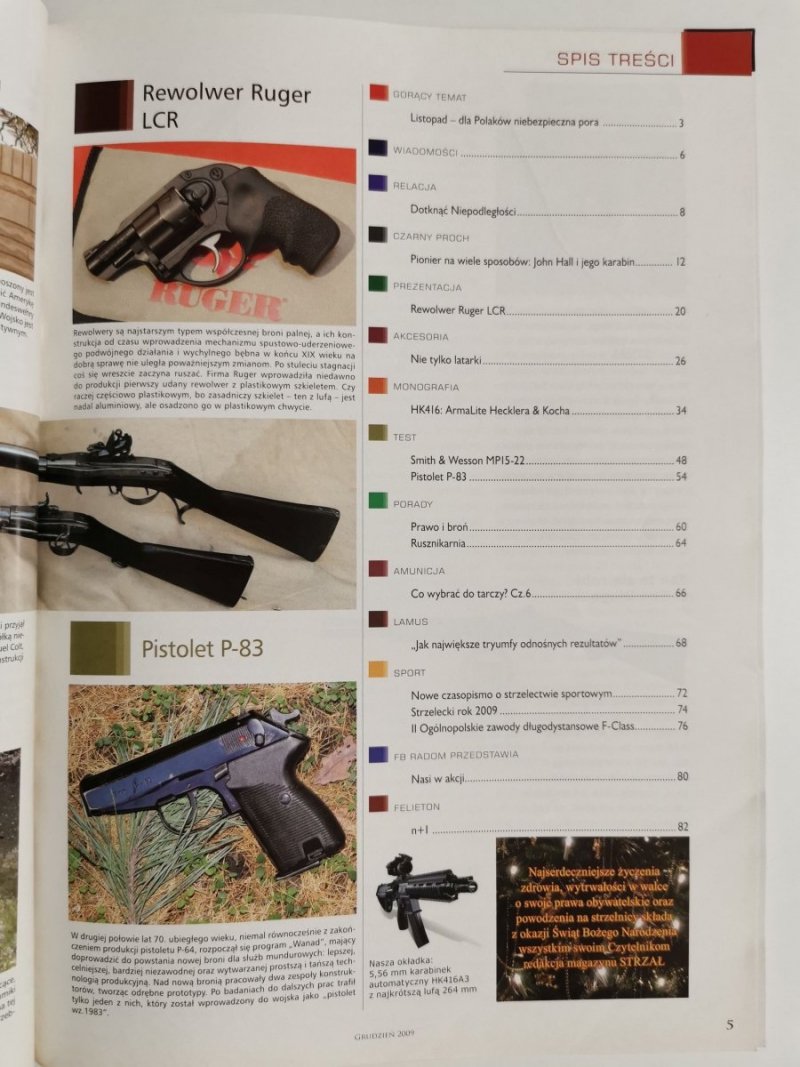 STRZAŁ MAGAZYN O BRONI NR 12 (79) GRUDZIEŃ 2009