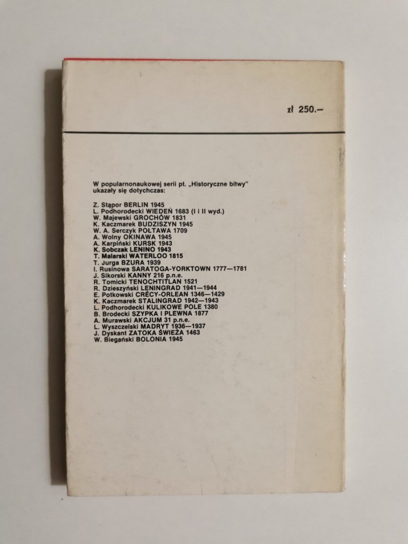 KIRCHOLM 1605 - Henryk Wisner 1987