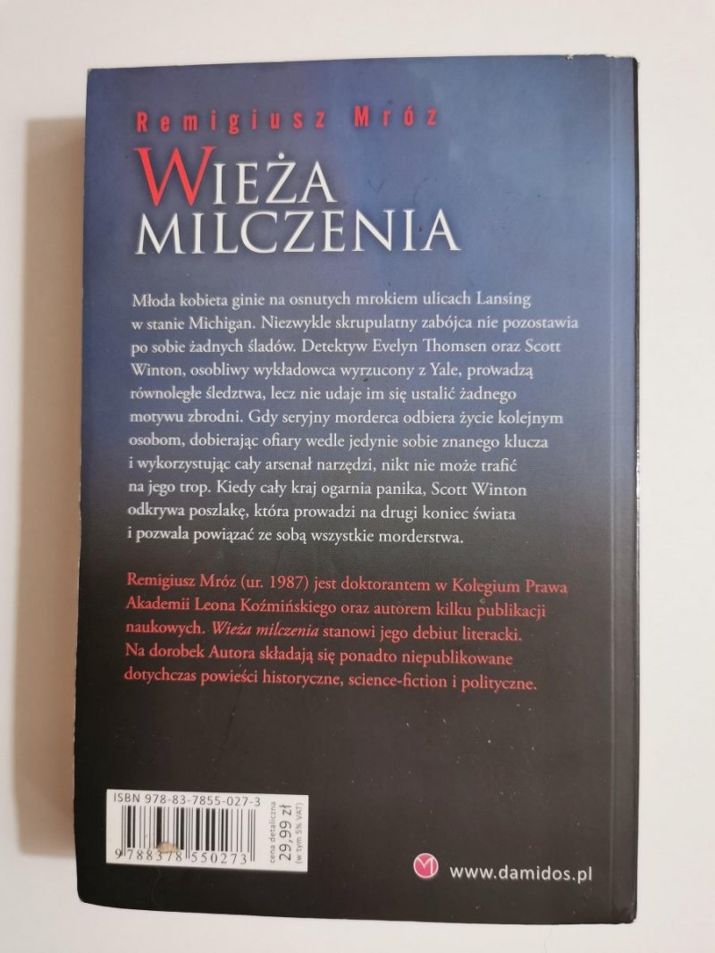 WIEŻA MILCZENIA - Remigiusz Mróz 2013