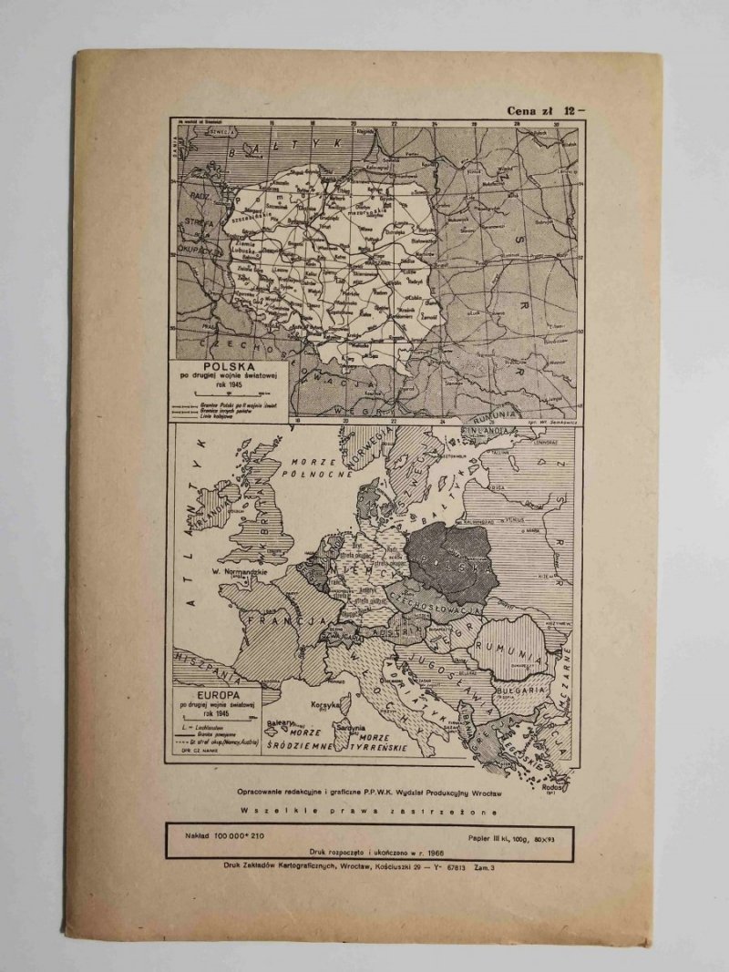 MAŁY ATLAS HISTORYCZNY - Cz. Nanke i inni 1966