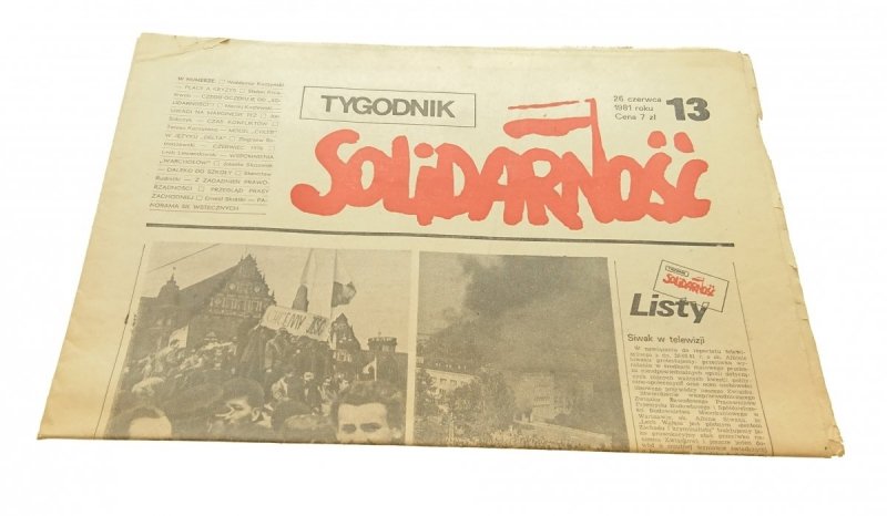 TYGODNIK SOLIDARNOŚĆ 13 26 CZERWCA 1981 ROKU