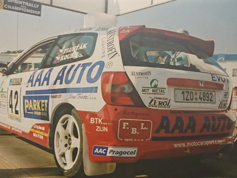 RAJD WRC 2005 ZDJĘCIE NUMER #037 HONDA CIVIC