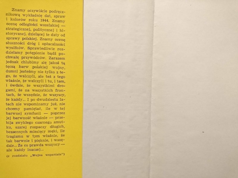CZTERDZIESTY CZWARTY - Zbigniew Załuski 1969