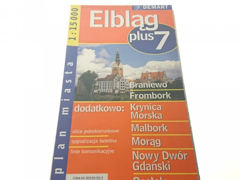 ELBLĄG PLUS 7 PLAN MIASTA