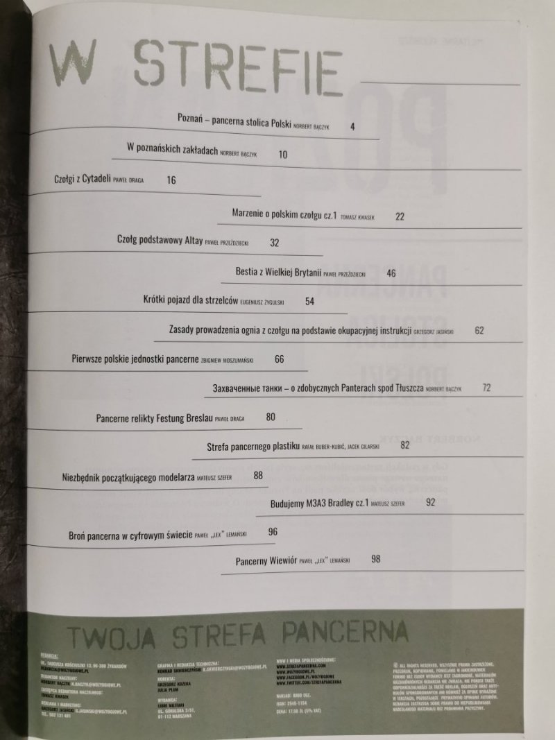 TWOJA STREFA PANCERNA NR 1 LIPIEC-SIERPIEŃ 2018 PANCERNY POZNAŃ