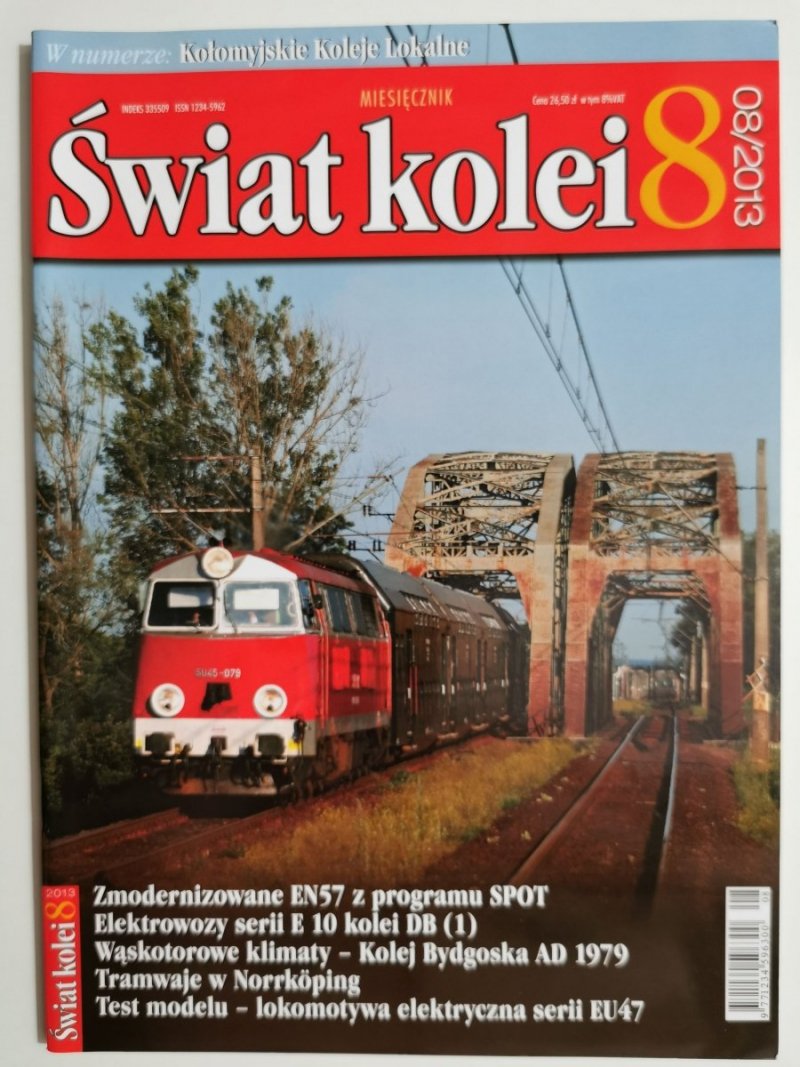 Miesięcznik. Świat kolei 08/2013