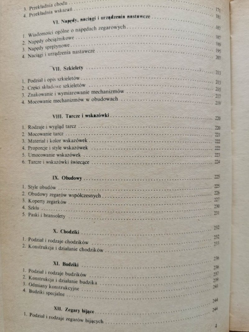TECHNOLOGIA MECHANIZMÓW ZEGAROWYCH. MECHANIZMY - Bernard St. Bartnik 1983