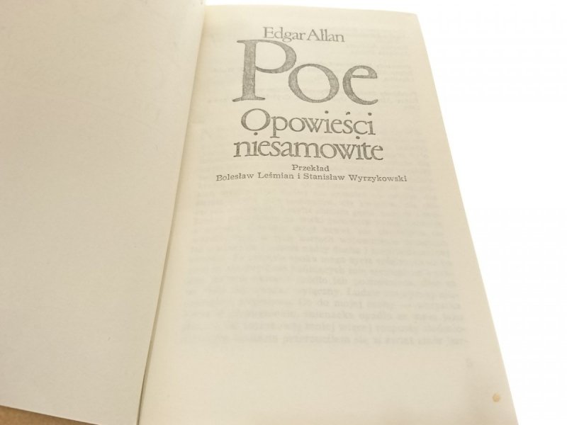 OPOWIEŚCI NIESAMOWITE - Edgar Allan Poe 1974