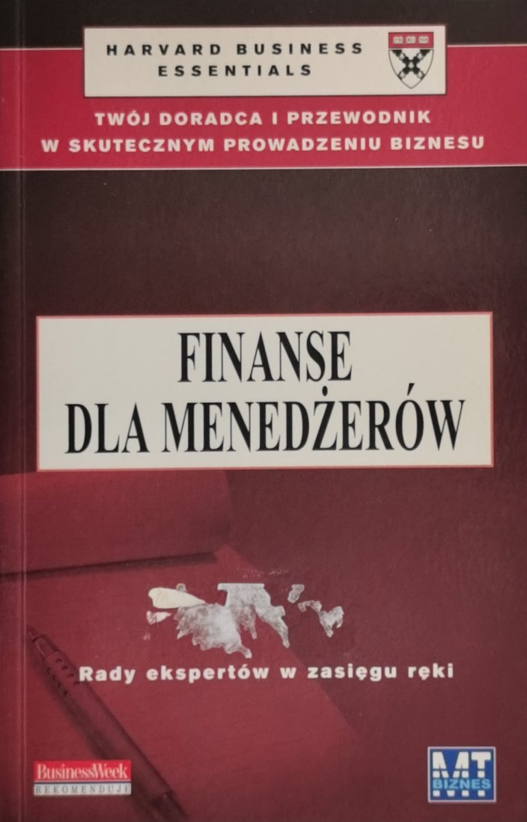FINANSE DLA MENADŻERÓW