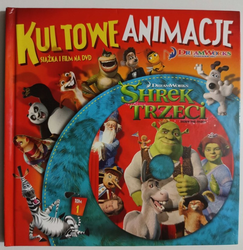 KULTOWE ANIMACJE DREAM WORKS ANIMATION + FILM SHREK 3 DVD