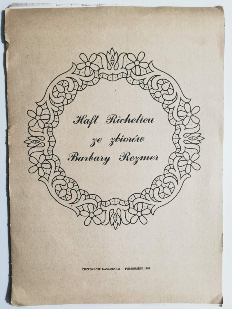 HAFT RICHELIEU ZE ZBIORÓW BARBARY REZMER - Barbara Rezmer