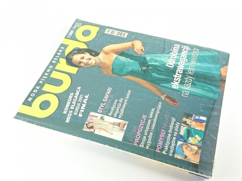 BURDA 7/2001 ODROBINA EKSTRAWAGANCJI