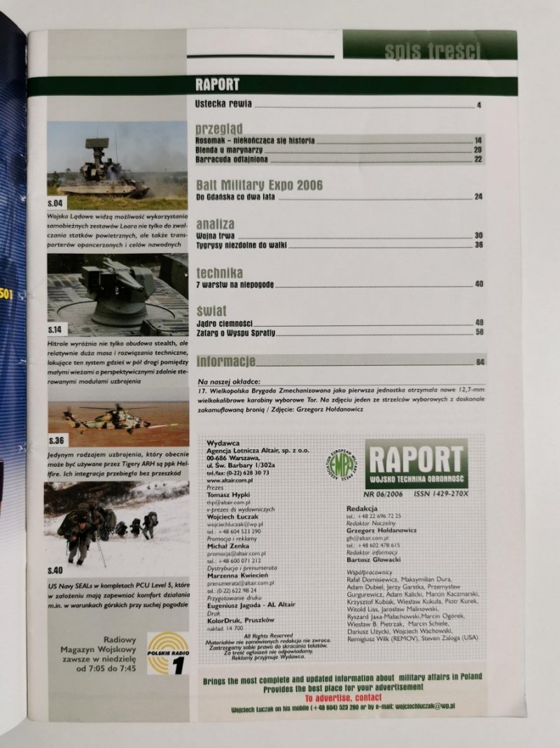 RAPORT 06 2006